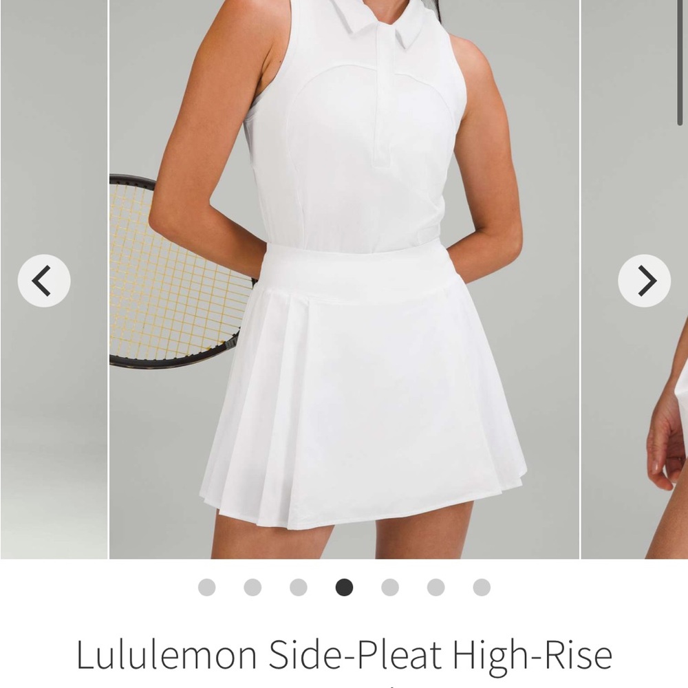 Lululemon Side-Pleat HR Tennis Skirt